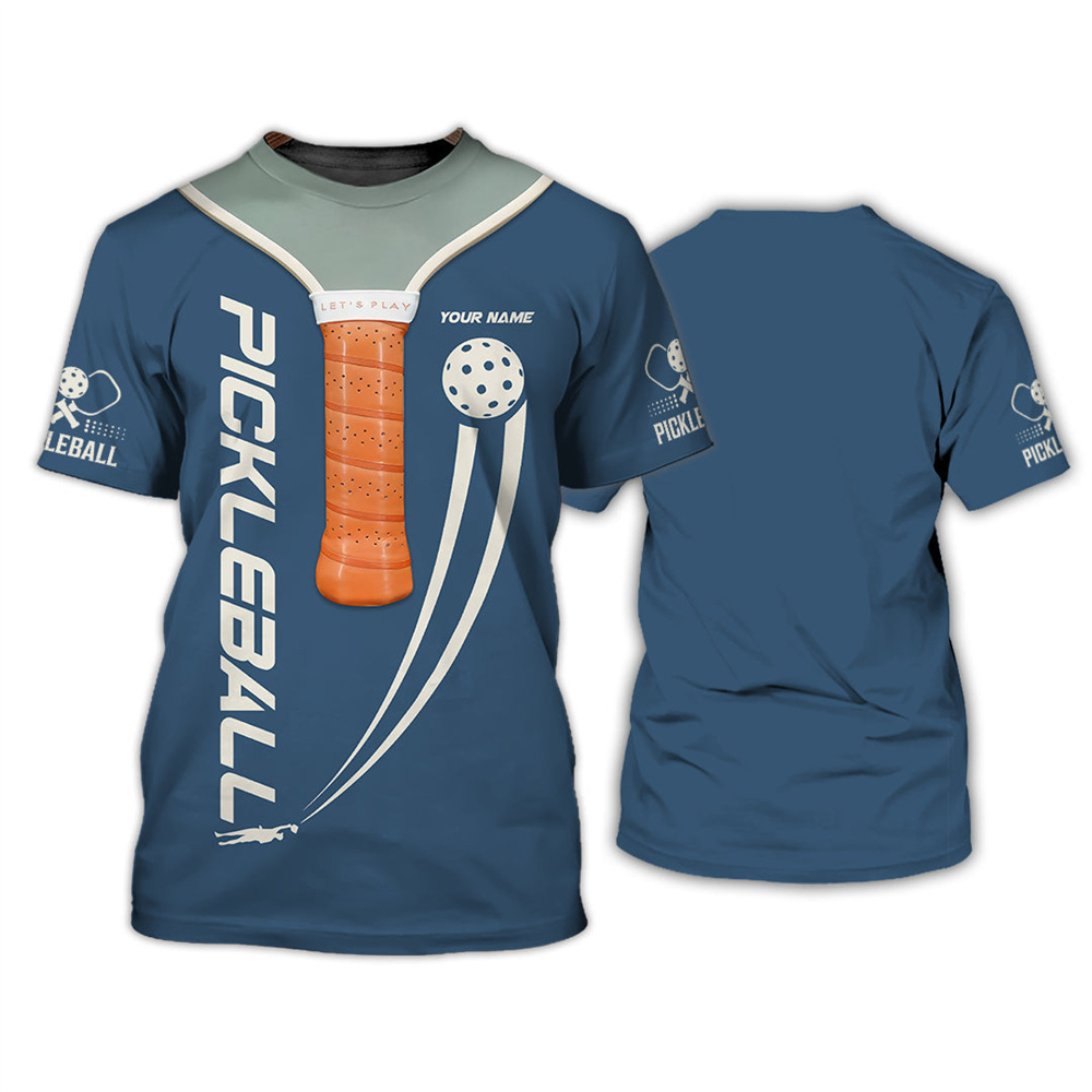 Outdoor Sport Name - Flame And Beer Design Pickleball T-shirt