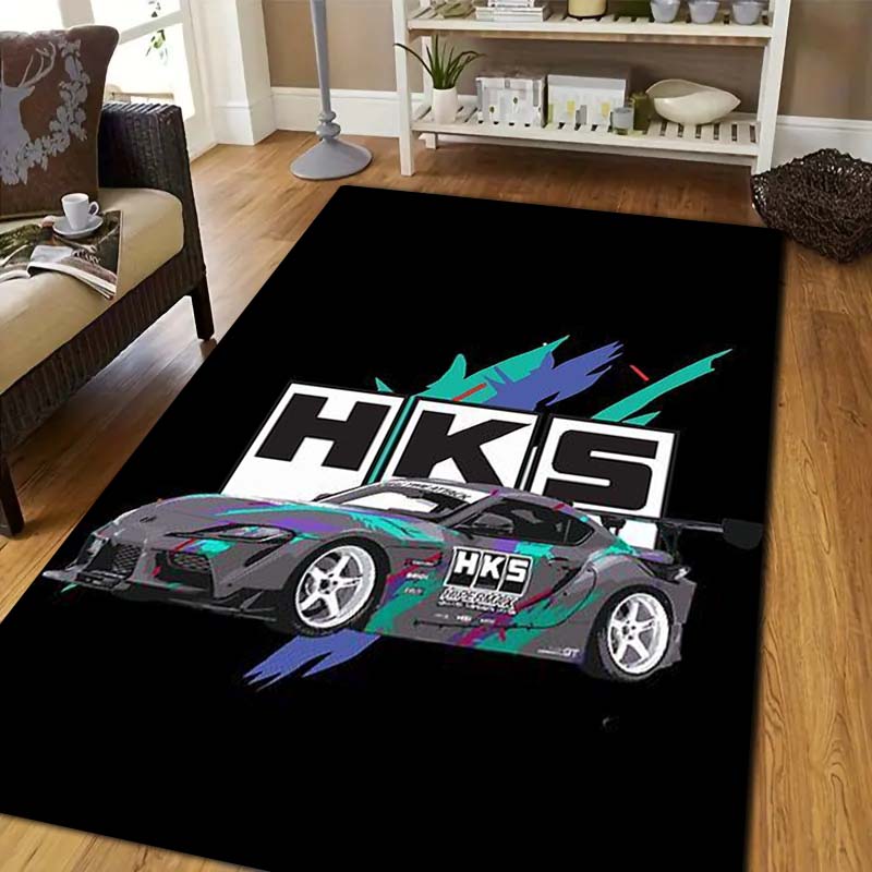 3D Racing H-HKS Print Area Rug - огляд і ціна Outdoor Sport Area