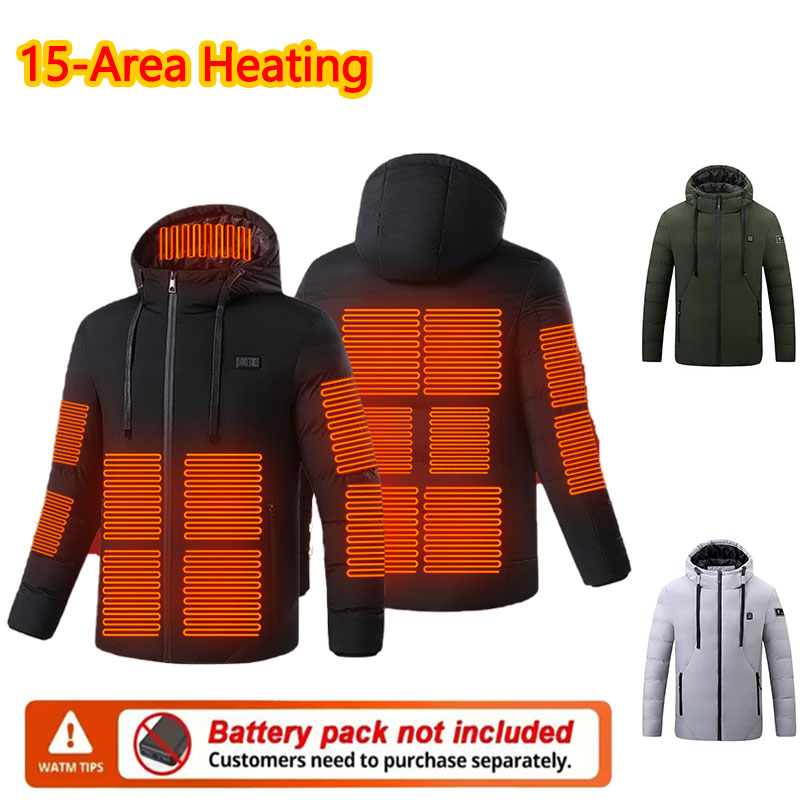 15 Area Heated Winter Hooded J - огляд і ціна Outdoor Sport Area