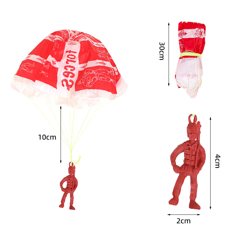 10pcs Plastic Ejecting Parachu - огляд і ціна Outdoor Sport For Kids